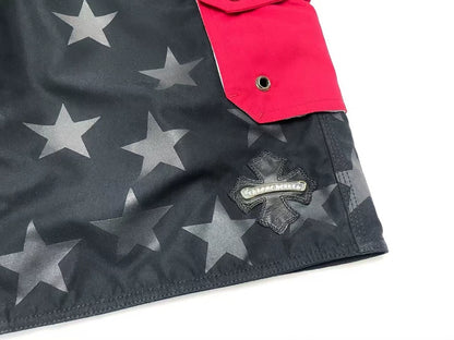 Chrome Hearts Stars and Crosses Swim Shorts