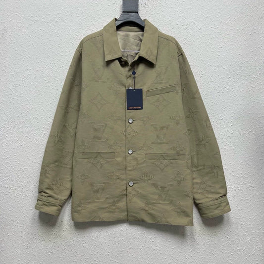 Louis Vuitton Monogram Pearl Button Jacket-yf
