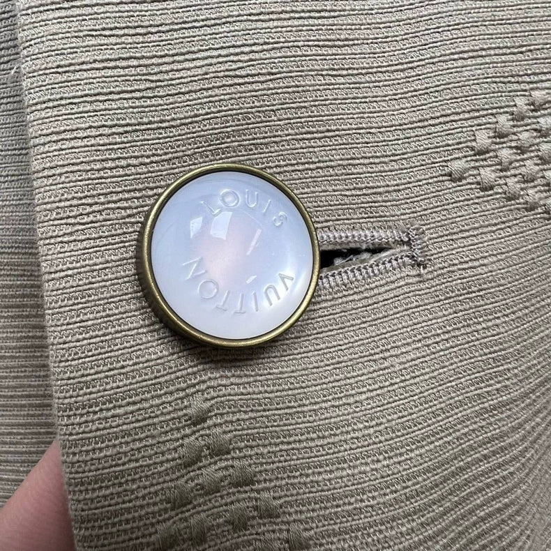 Louis Vuitton Monogram Pearl Button Jacket-yf