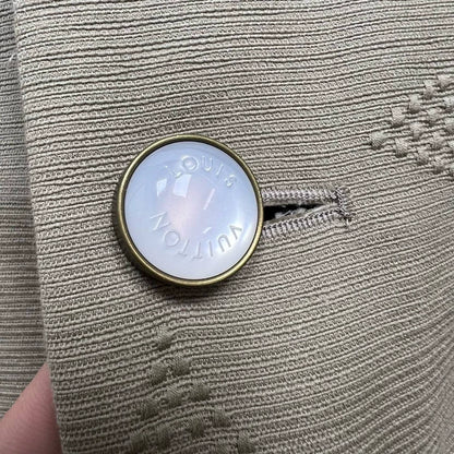 Louis Vuitton Monogram Pearl Button Jacket-yf