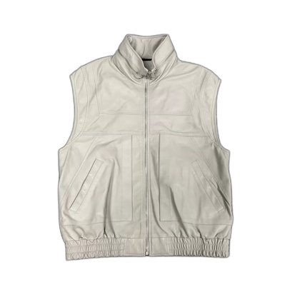 Givenchy Leather Vest with Minor Flaw