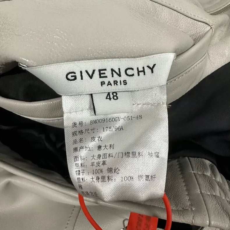 Givenchy Leather Vest with Minor Flaw