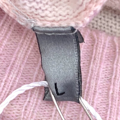 Pink Floral Knit Wool Sweater by Dior