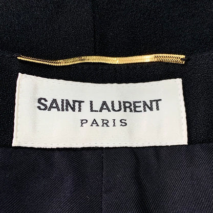 Saint Laurent Black Pleated Skirt Pants