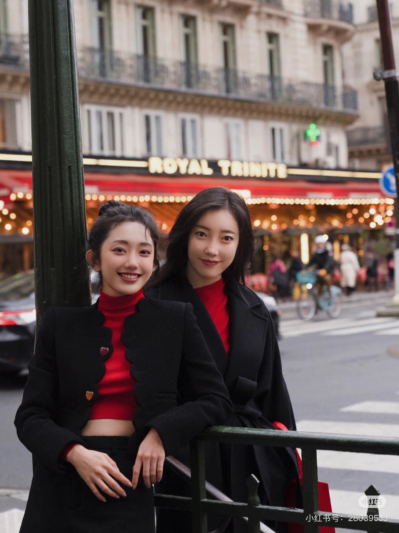 Saint Laurent Black Heart Suit Jacket