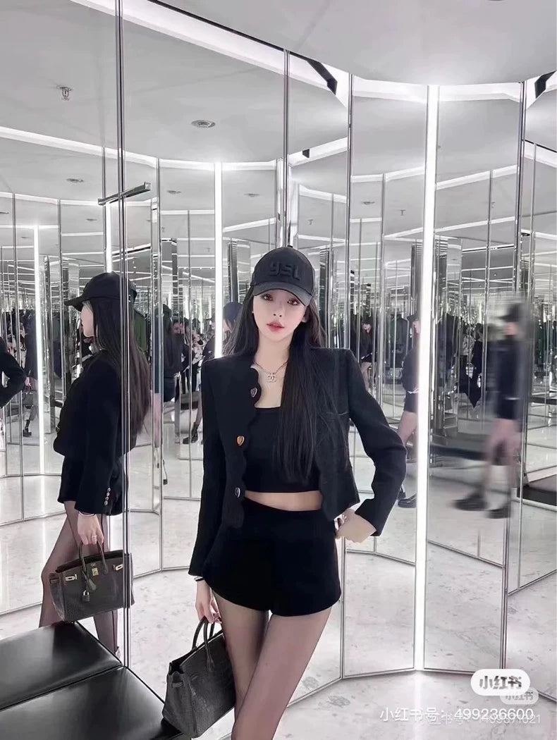 Saint Laurent Black Heart Suit Jacket