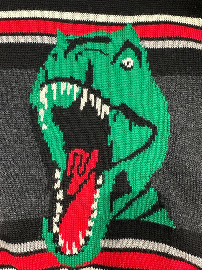 Black Dinosaur Sweater by Saint Laurent Paris