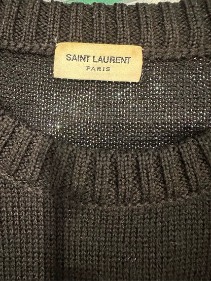 Black Dinosaur Sweater by Saint Laurent Paris