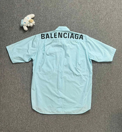 Balenciaga Short Sleeve Logo Shirt