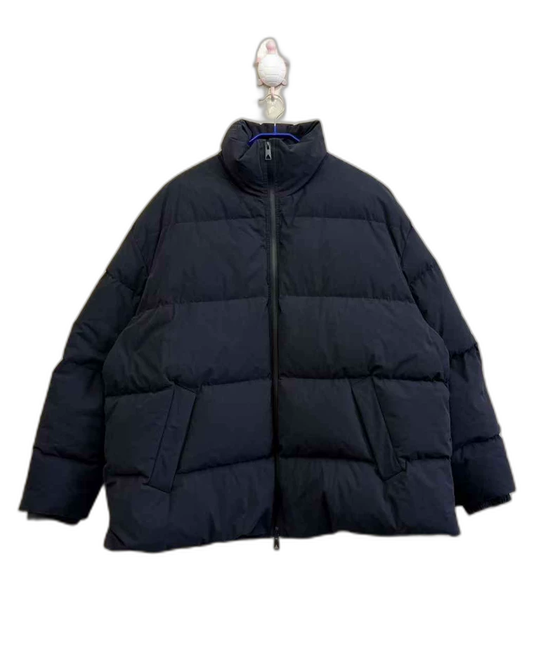 Bottega Veneta Black Suede Down Jacket