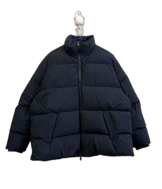 Bottega Veneta Black Suede Down Jacket