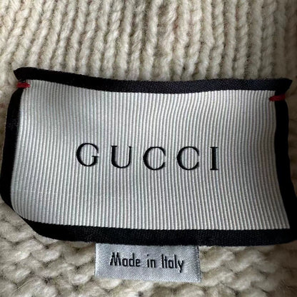 Gucci Embroidered Cardigan in Cream Color