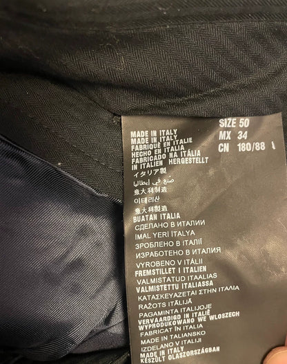 Prada Men's Pants Blue and White Color Block