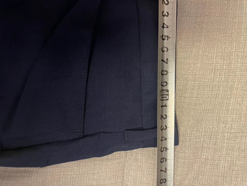 Prada Men's Pants Blue and White Color Block