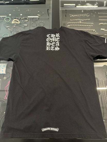 Chrome Hearts Black Square Letter Short Sleeve-yf