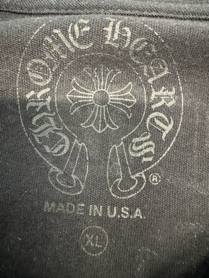 Chrome Hearts Black Square Letter Short Sleeve-yf