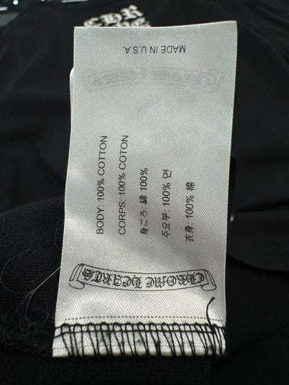Chrome Hearts Black Square Letter Short Sleeve-yf