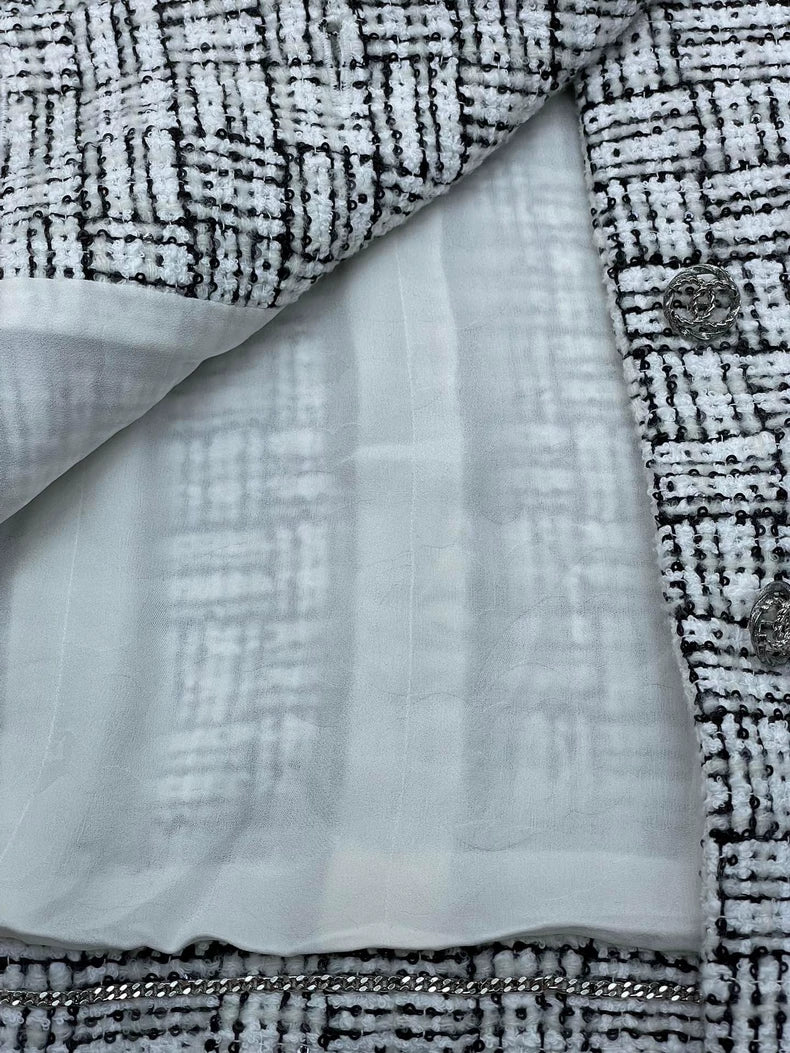 Chanel Tweed Jacket with Sequins