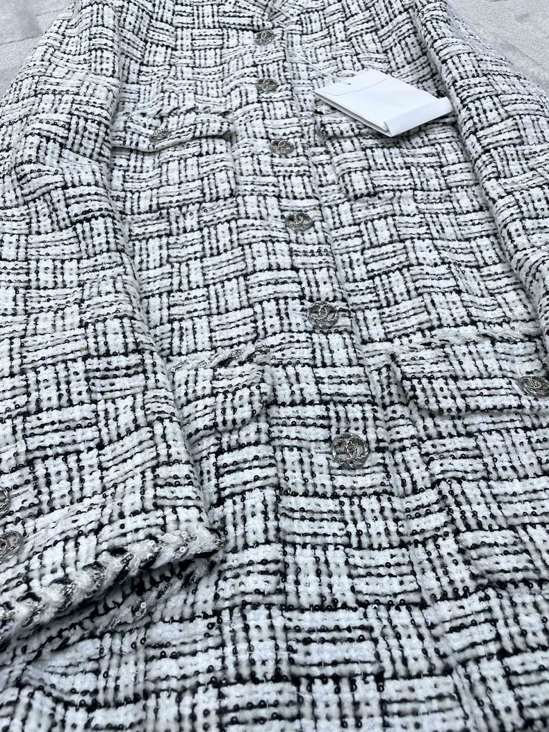 Chanel Tweed Jacket with Sequins