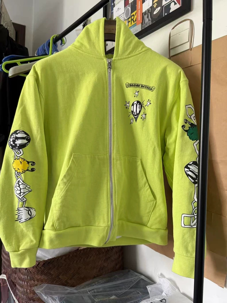 Chrome Hearts Apple Green Hoodie Jacket