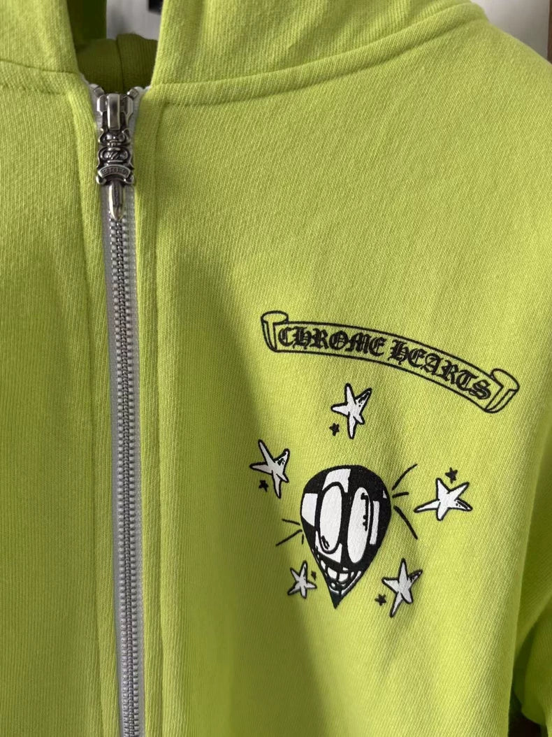 Chrome Hearts Apple Green Hoodie Jacket