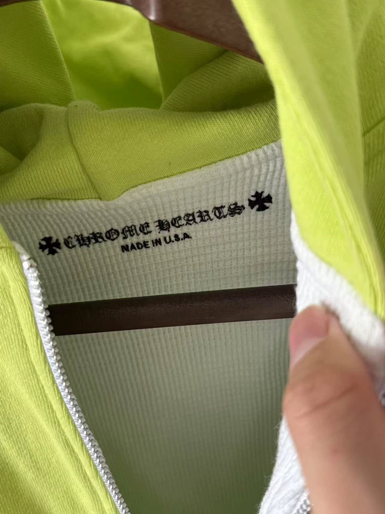 Chrome Hearts Apple Green Hoodie Jacket