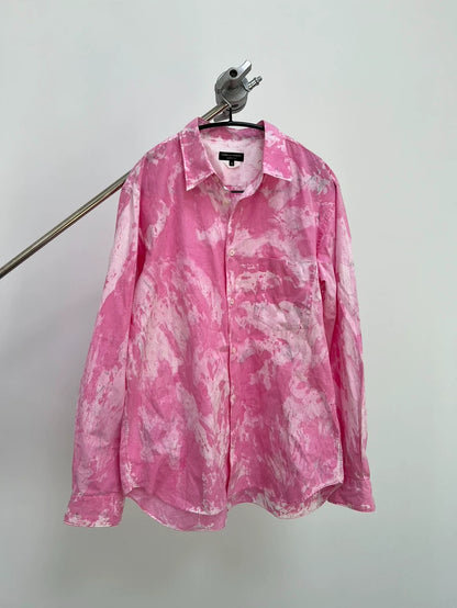Comme des Garcons Pink Tie-Dye Shirt
