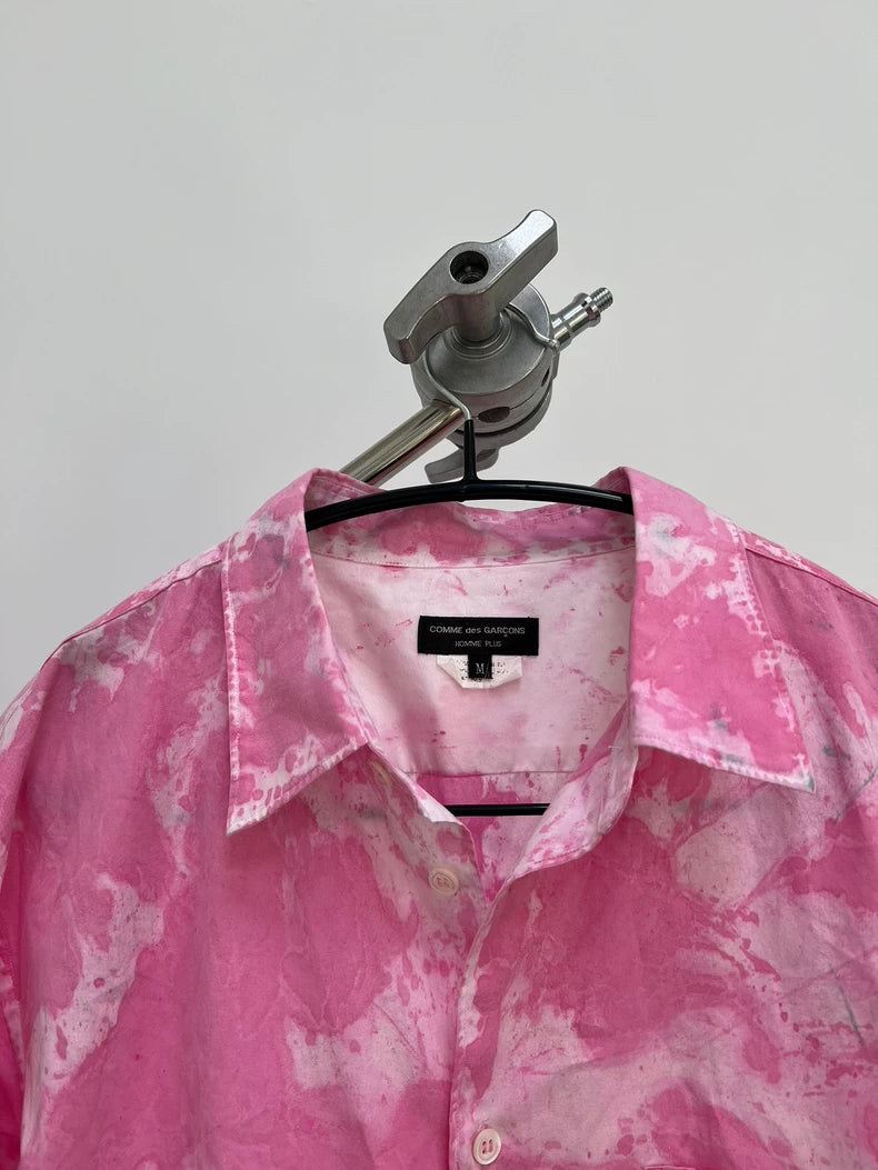 Comme des Garcons Pink Tie-Dye Shirt