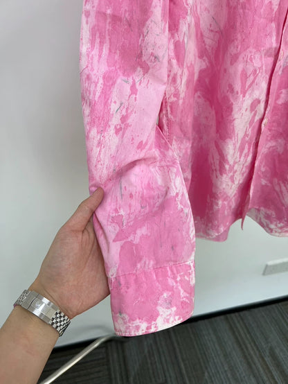 Comme des Garcons Pink Tie-Dye Shirt