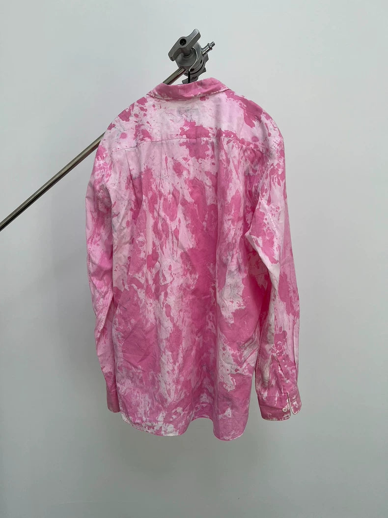 Comme des Garcons Pink Tie-Dye Shirt