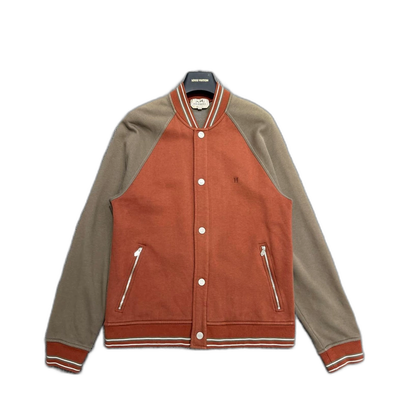 Hermes Color Block Baseball Jacket-zp