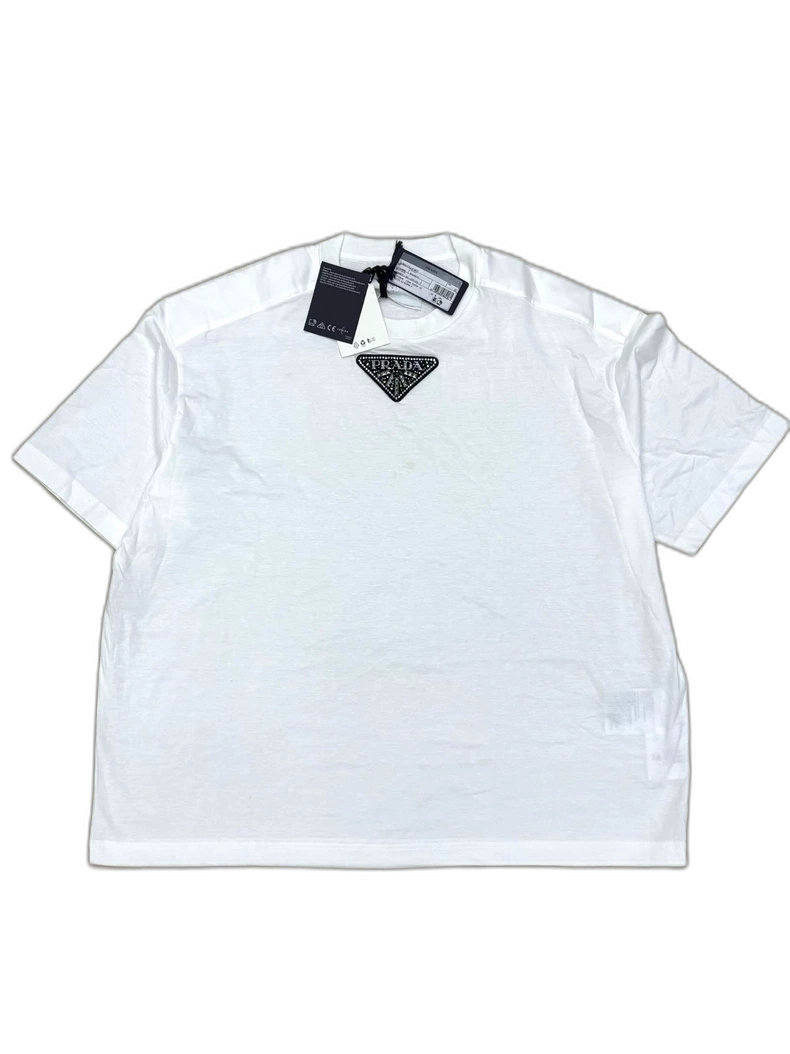 PRADA SS23 Logo Short Sleeve T-Shirt