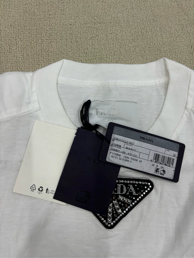 PRADA SS23 Logo Short Sleeve T-Shirt