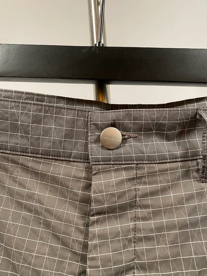 Rick Owens 23ss Geth Bela Check Wide-Leg Pants