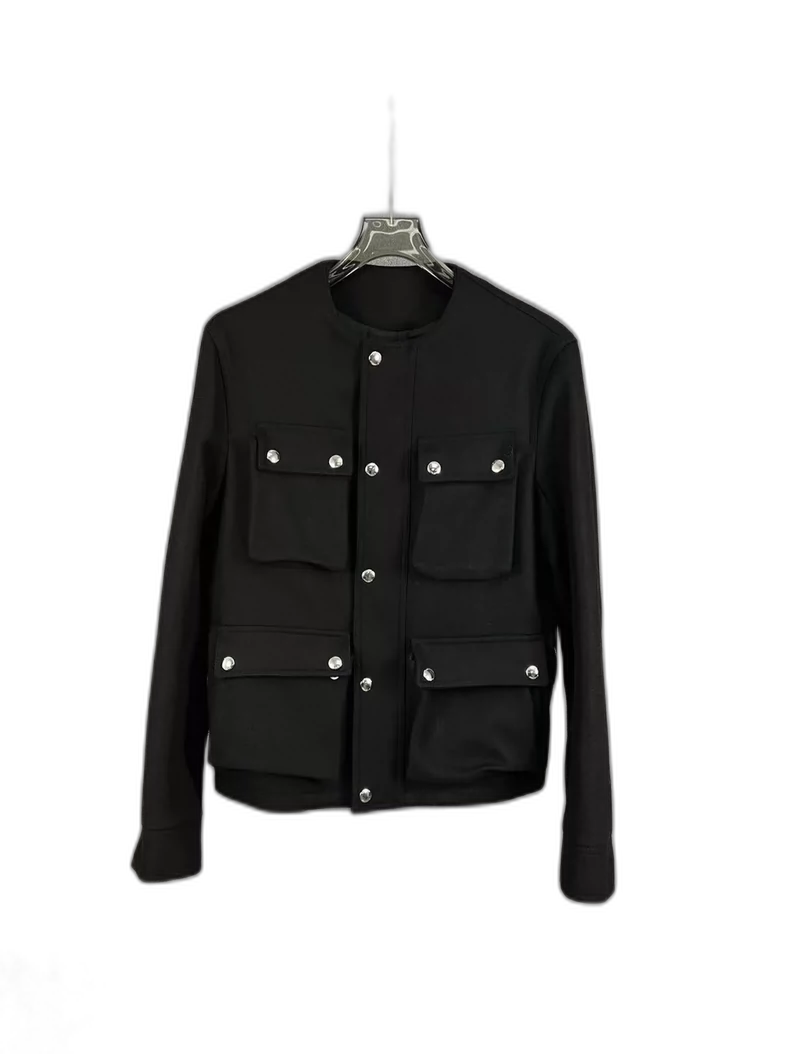 GIVENCHY Wool Jacket with Studded Pockets