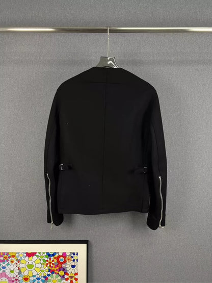 GIVENCHY Wool Jacket with Studded Pockets