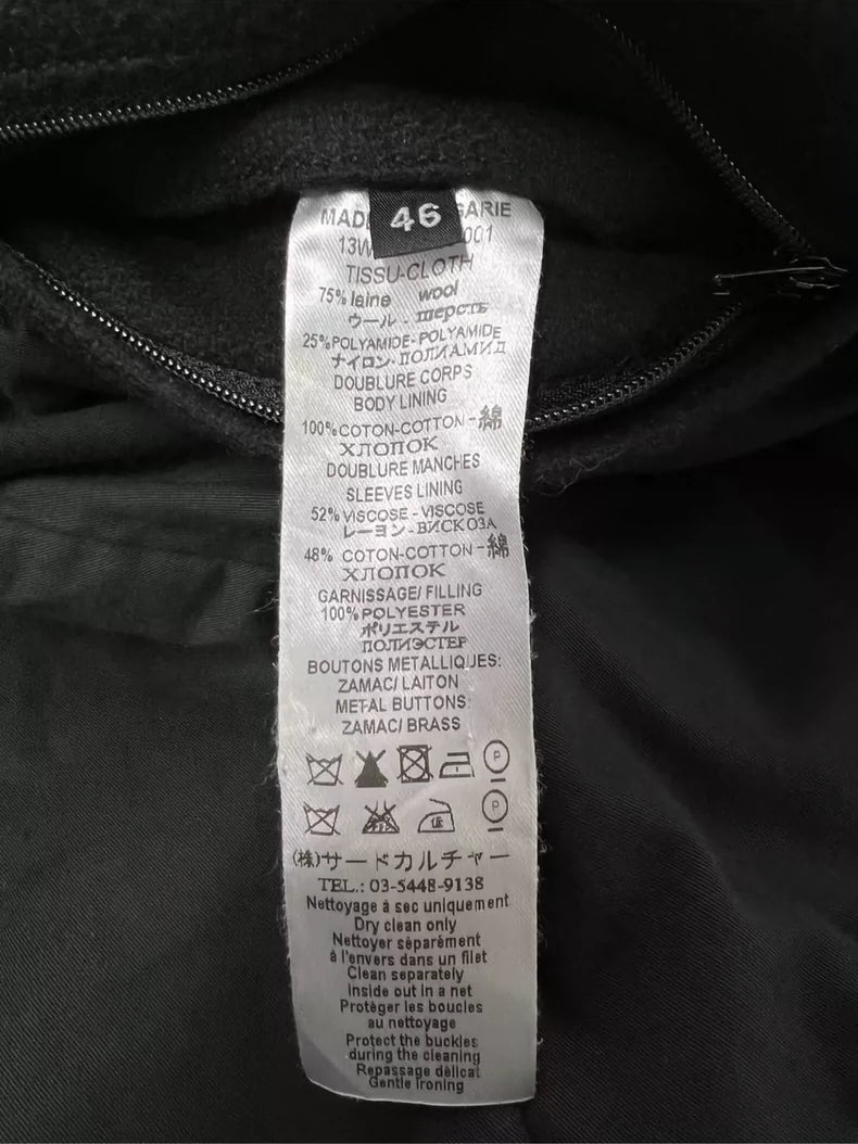 GIVENCHY Wool Jacket with Studded Pockets