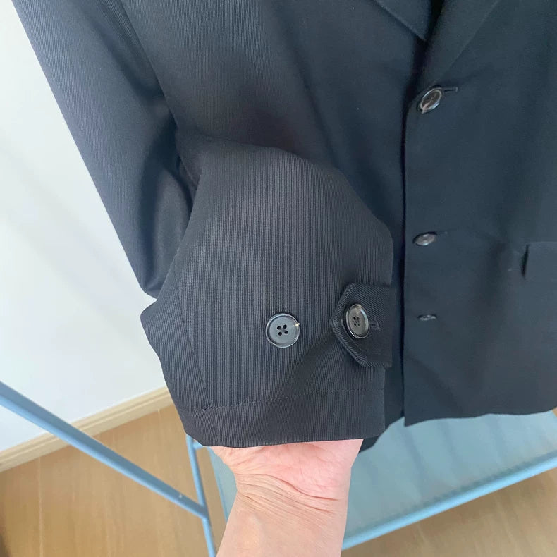 Supreme x CDG Misplaced Logo Coat Trench