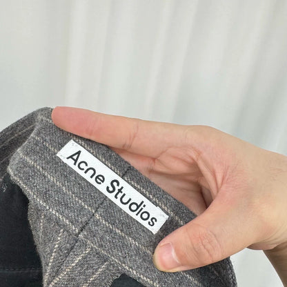 Acne Studios Wool Striped Casual Pants-yf