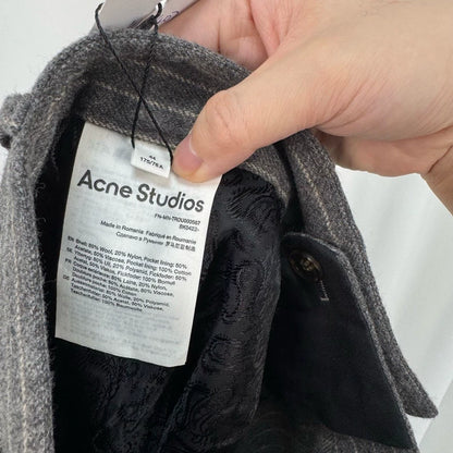 Acne Studios Wool Striped Casual Pants-yf