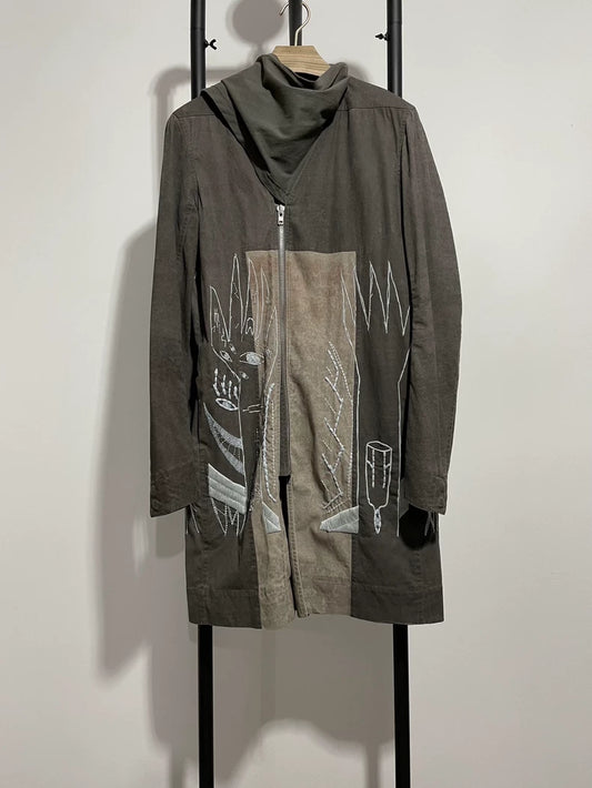 Rick Owens Ro Embroidered MA1 Jacket