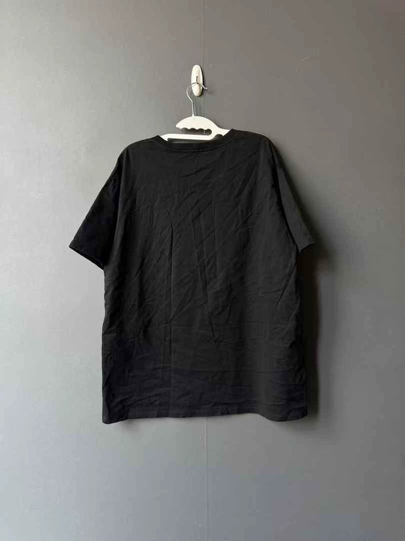 Celine Black Letter Short Sleeve Tee