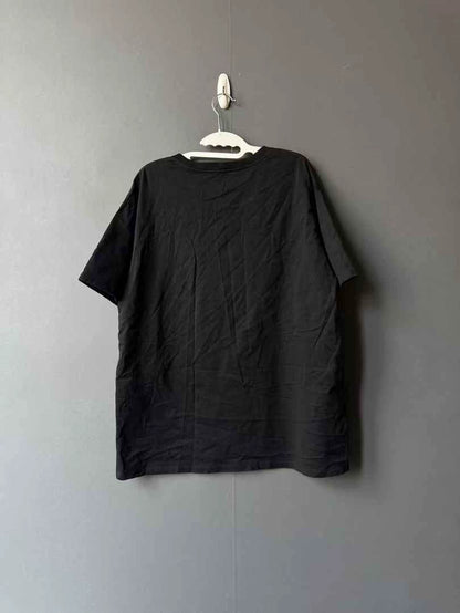 Celine Black Letter Short Sleeve Tee