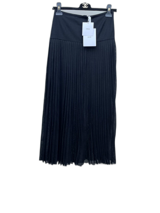 Black Pleated Skirt by Dior