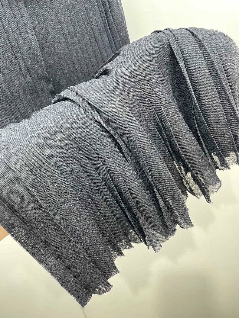 Black Pleated Skirt by Dior