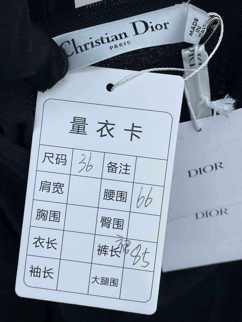 Black Pleated Skirt by Dior