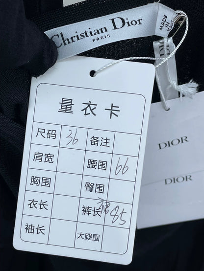 Black Pleated Skirt by Dior