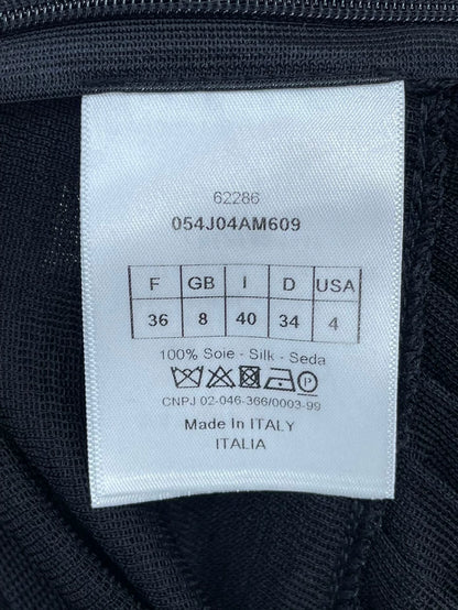 Black Pleated Skirt by Dior