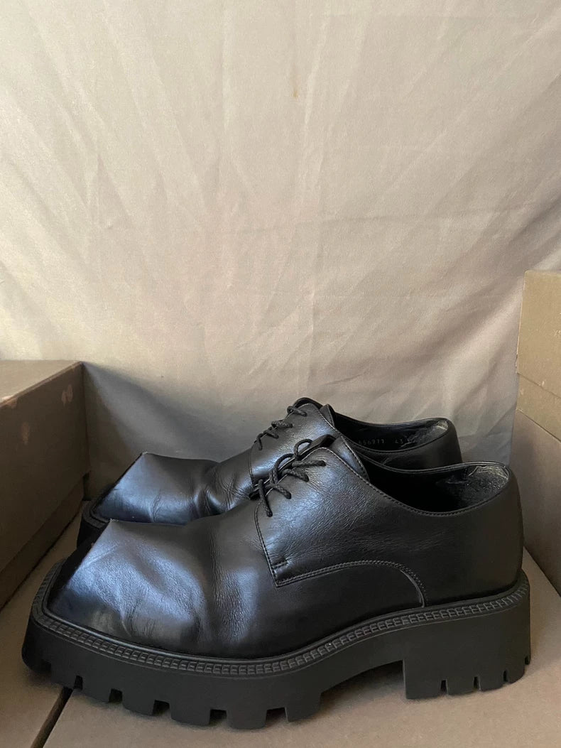 Balenciaga Rhino Derby Leather Shoes-yf
