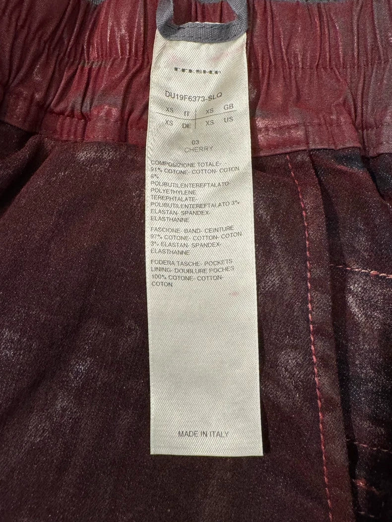 Rick Owens Coated Waxed Trousers